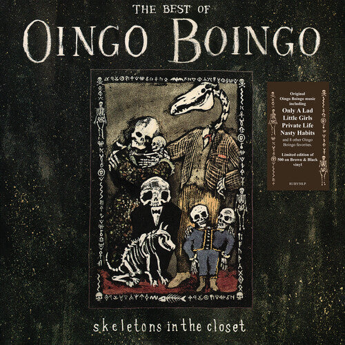 Oingo Boingo "Skeletons in the Closet: The Best of Oingo Boingo" [Brown w/ Black Marbled  Vinyl]