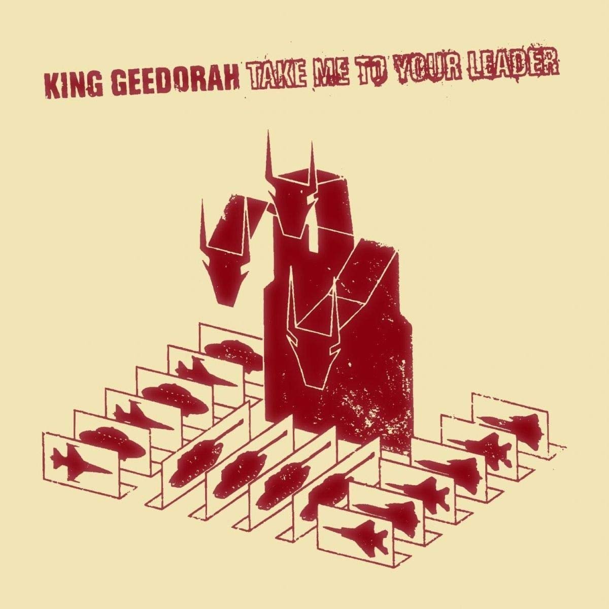 King Geedorah (MF DOOM) "Take Me To Your Leader" 2LP [Red Vinyl / Foil Cover]