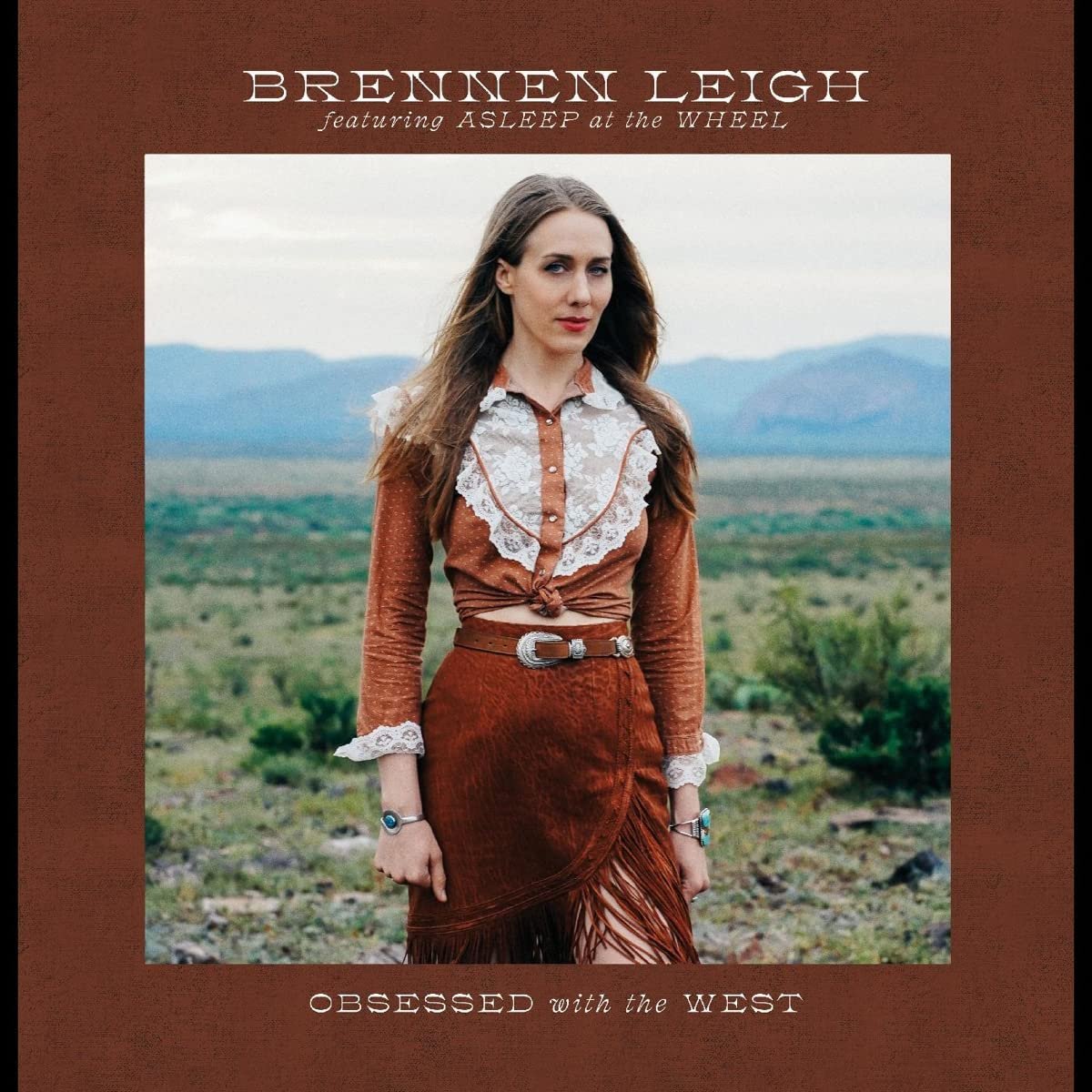 Leigh, Brennen Featuring Asleep At The Wheel "Obsessed With the West" [Transparent Blue Marble Vinyl]