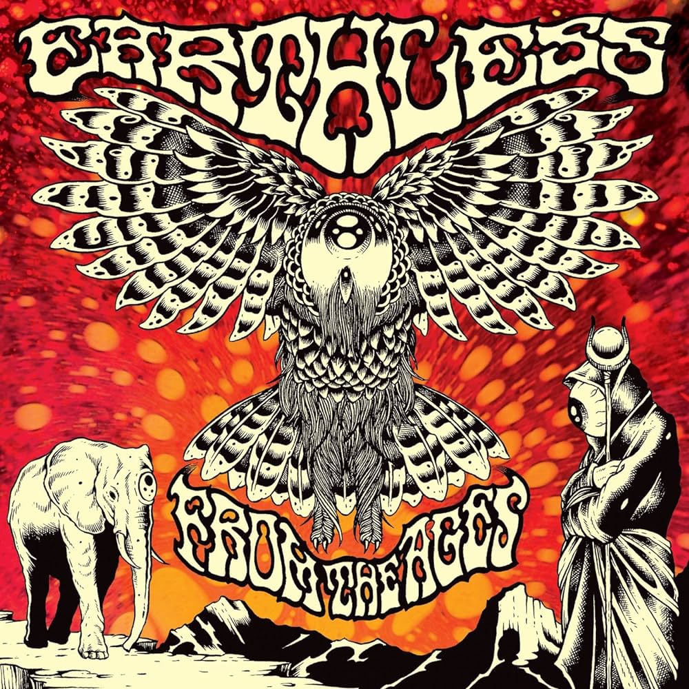 Earthless "From The Ages" [Indie Exclusive Clear w/ Dark Red Splatter Vinyl] 2LP