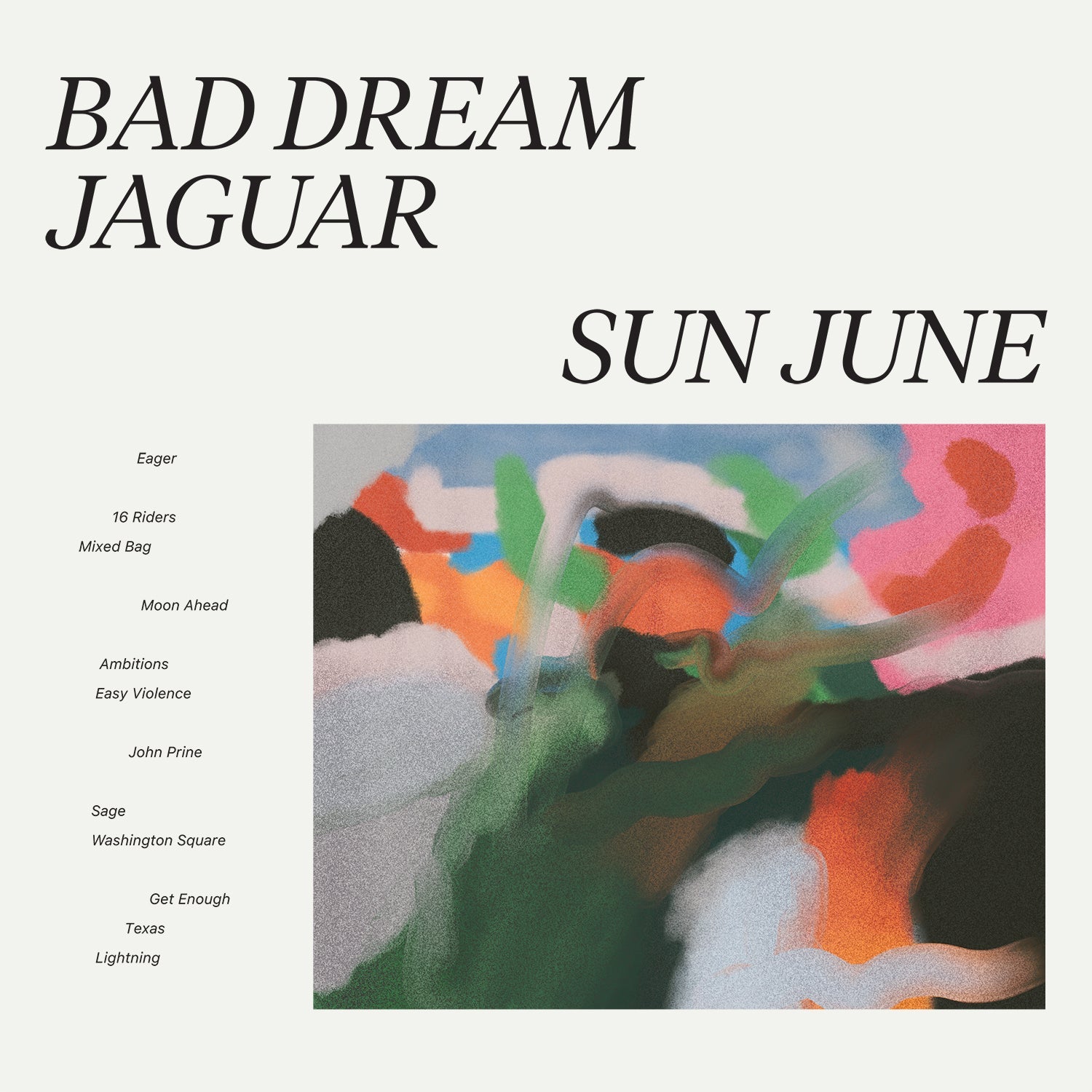 Sun June "Bad Dream Jaguar" [Deep Blue Swirl Vinyl]