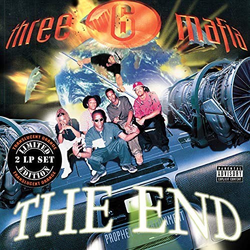 Three 6 Mafia "The End" [Indie Exclusive Orange & Red Swirl Vinyl] 2LP