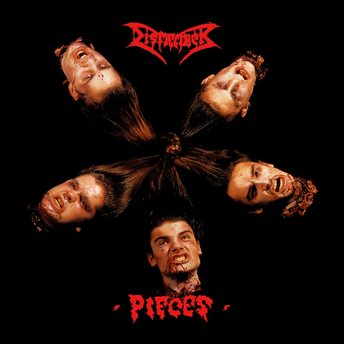 Dismember "Pieces" [Red & Black Split Vinyl]